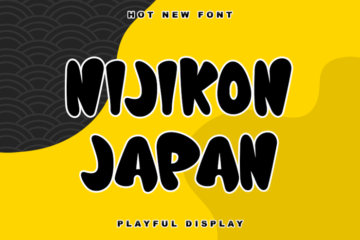 Nijikon japan -字体 2