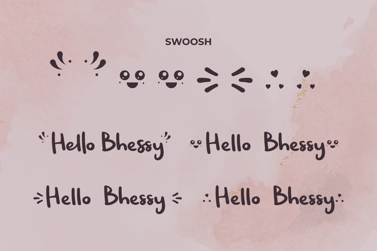 Hello Bhessy字体 8