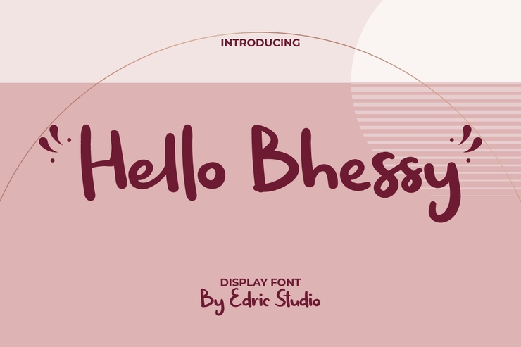 Hello Bhessy字体 10