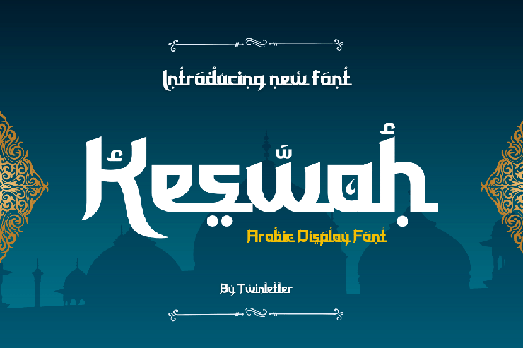 Keswah personaluse字体 3