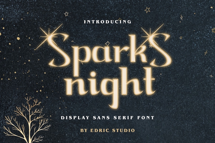 Spark Night字体 9