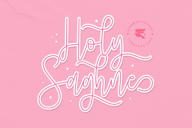 Holy Saghne字体 5