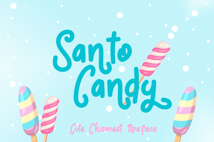 Santo candy字体 3