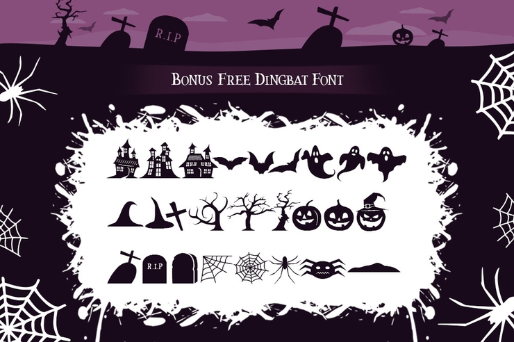 Fontype Hallowen字体 6