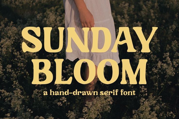 Sunday Bloom字体 5