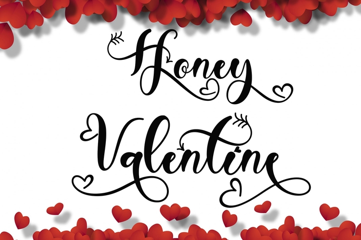 Honey Valentine字体 4