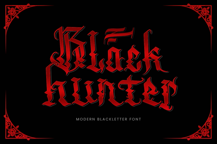 Blackhunter字体 1