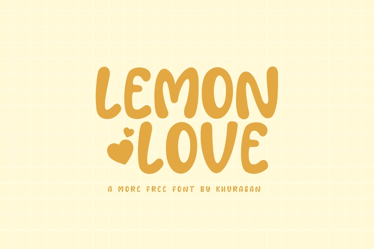 Lemon Love字体 1