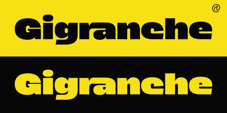 Gigranche Black字体 5