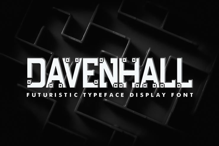 Davenhall字体 1