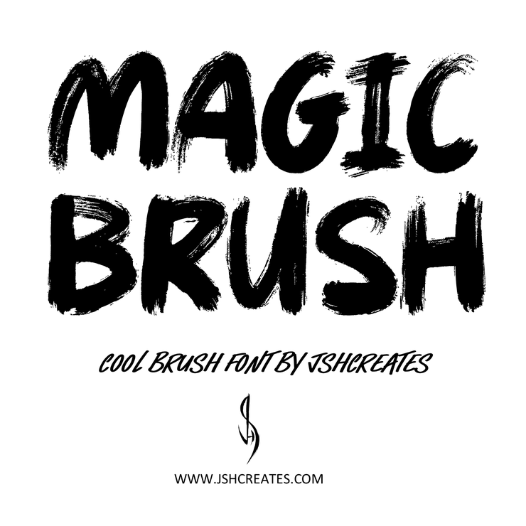 Magic Brush字体 1