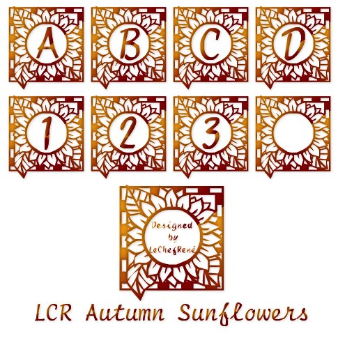 LCR Autumn Sunflowers字体 1