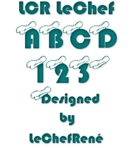 LCR LeChef字体 1