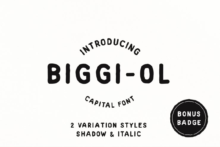 Biggi Ol字体 1