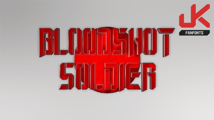 Bloodshot Soldier字体 1