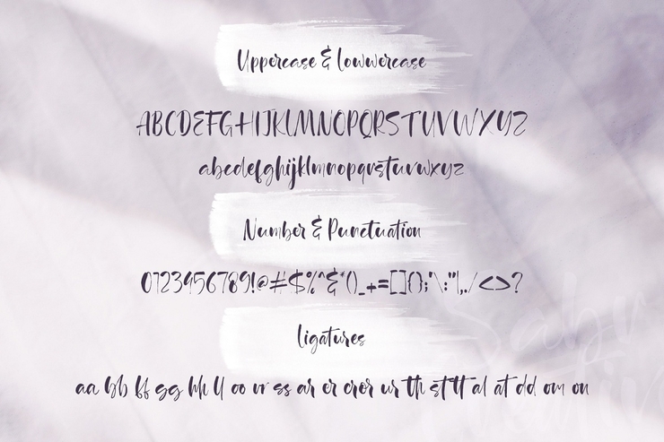 Agathe Ledden字体 2