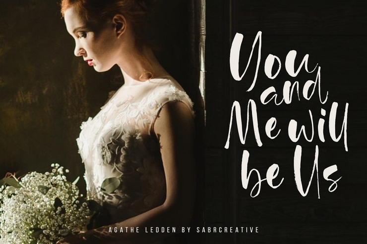 Agathe Ledden字体 8