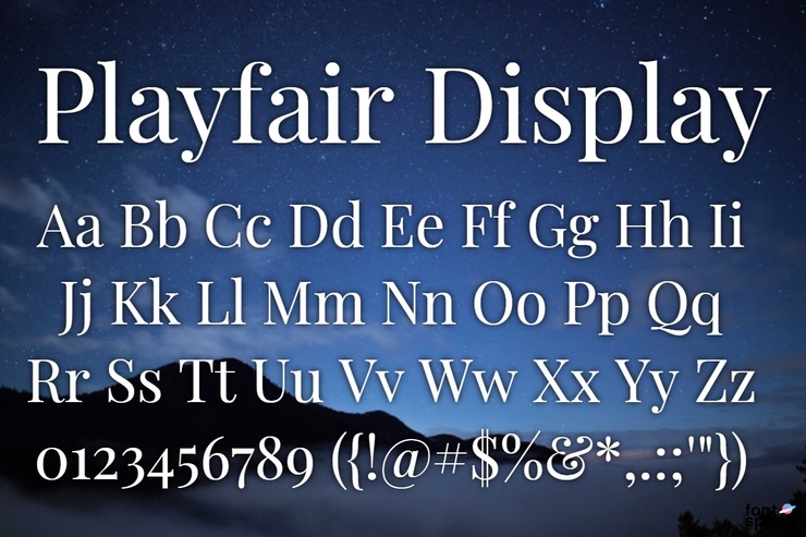 Playfair Display字体 1