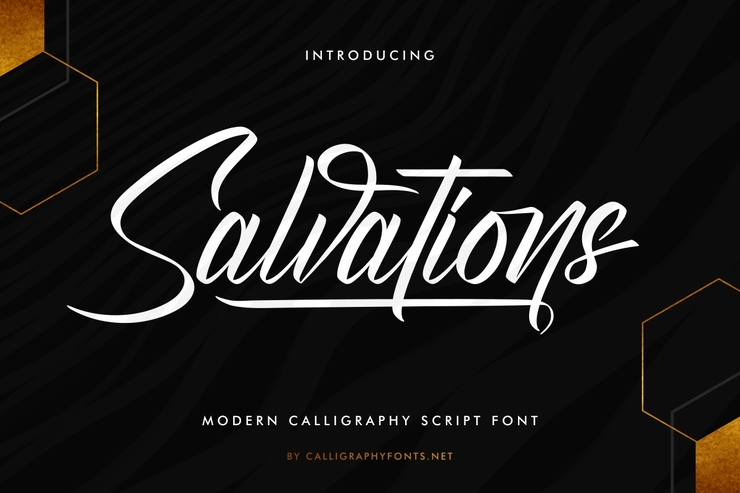 Salvations字体 1