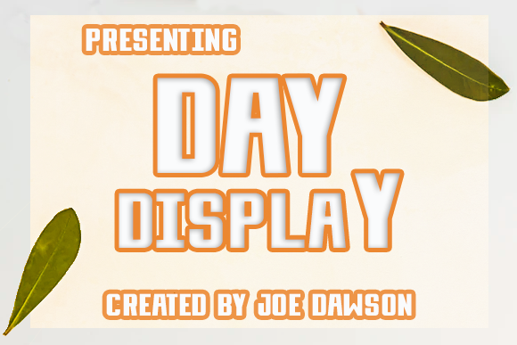 Day Display字体 1