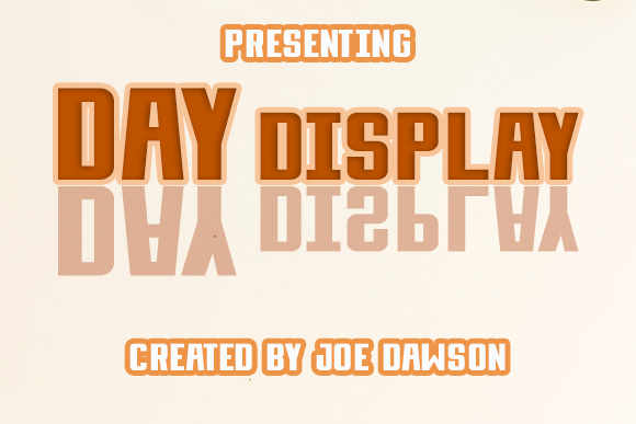 Day Display字体 3
