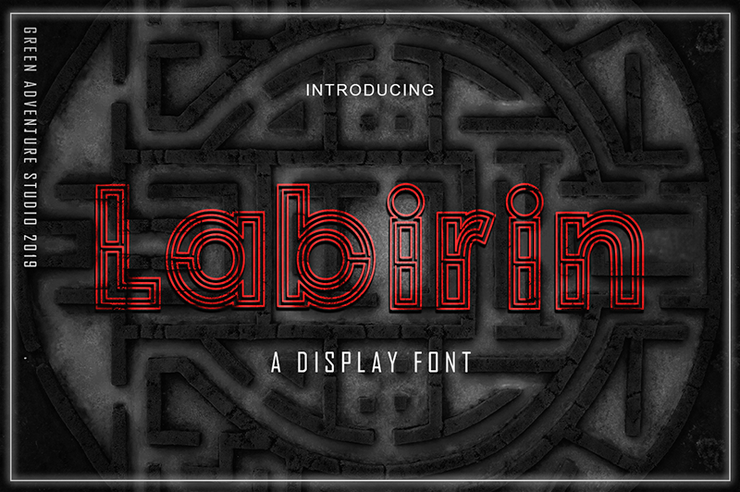 Labirin字体 7