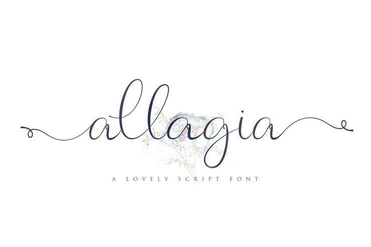 Allagia字体 5