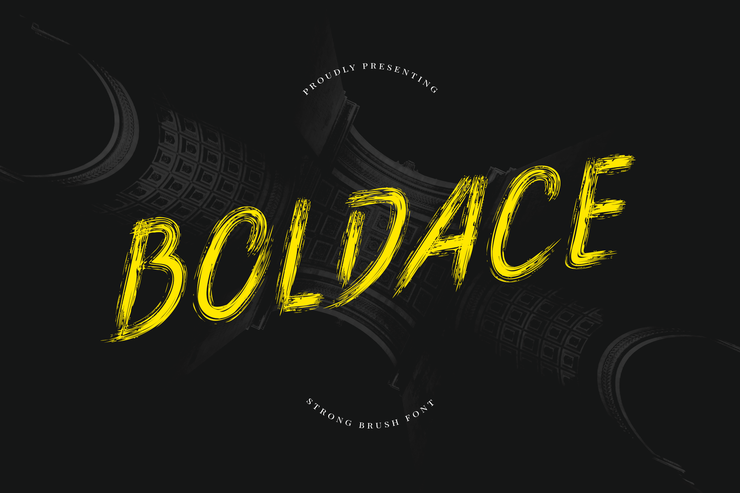 Boldace Strong Brush字体 4