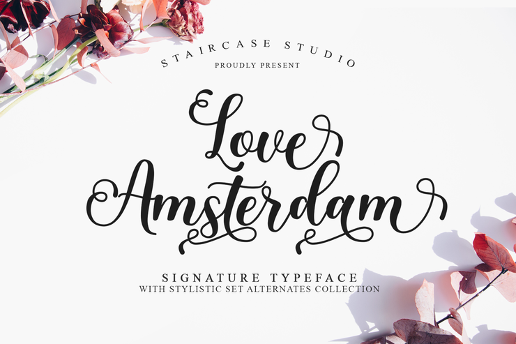 Love Amsterdam字体 1