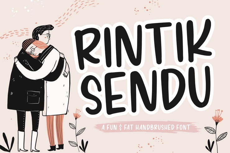 RINTIK SENDU字体 1