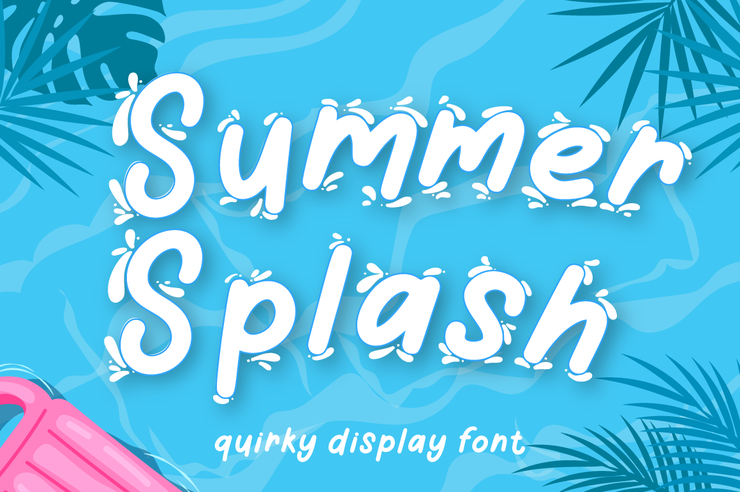 Summer Splash字体 1