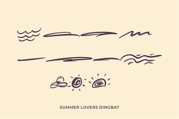 Summer Lovers字体 1