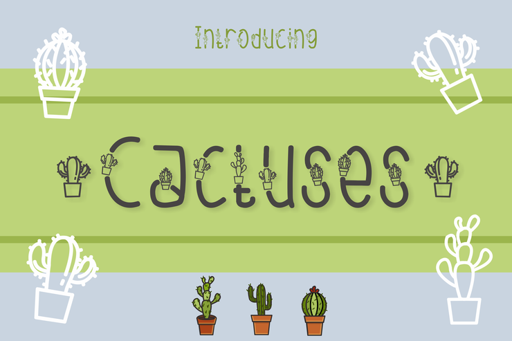 Cactuses字体 1