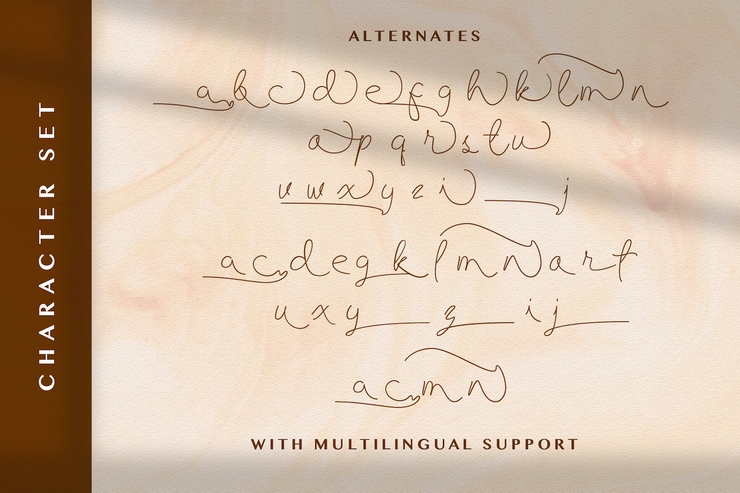 Allise字体 5