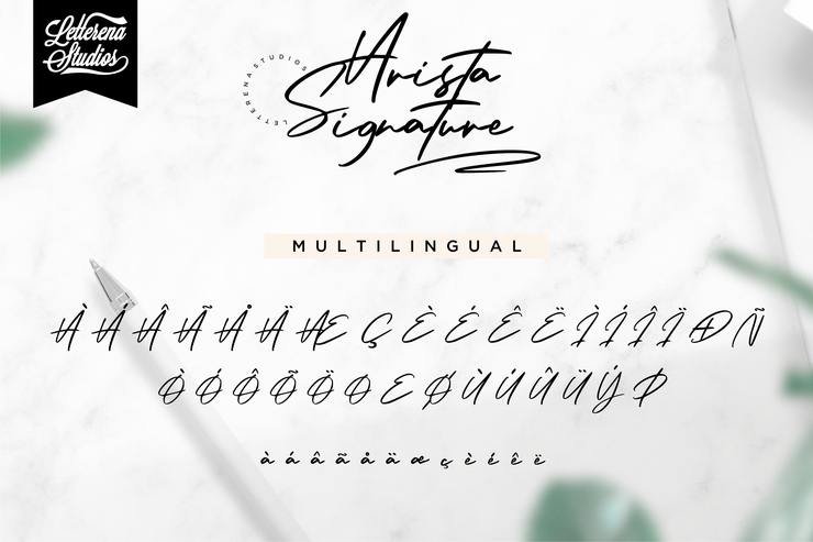Arista Signature字体 5
