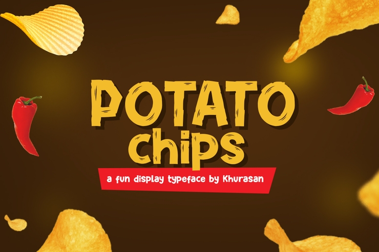 Potato Chips字体 1