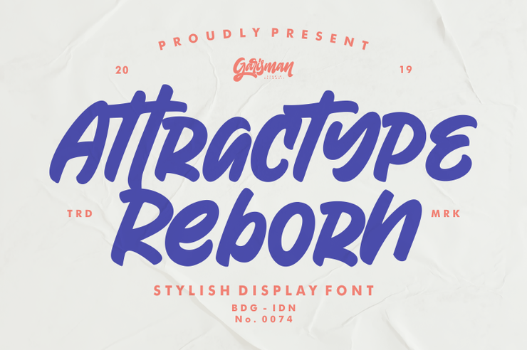Attractype Reborn字体 3