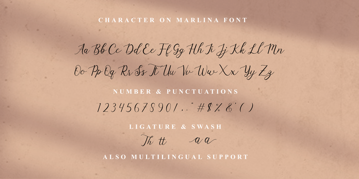 marlina字体 3