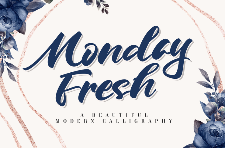Monday Fresh字体 5