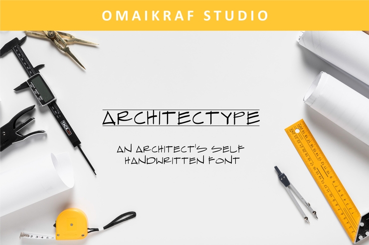 Architectype字体 3