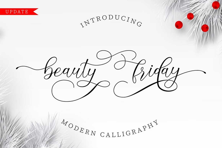 beautyfriday字体 1