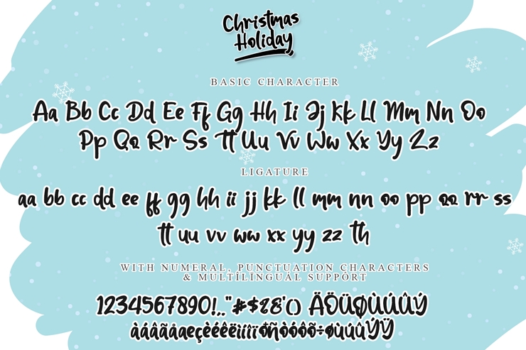 Christmas Holiday字体 2