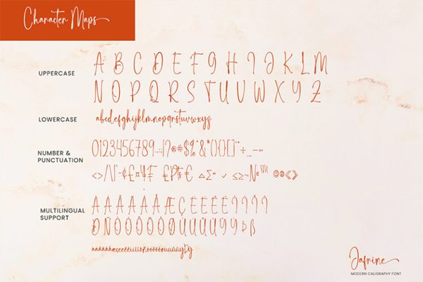 Jafrine字体 1