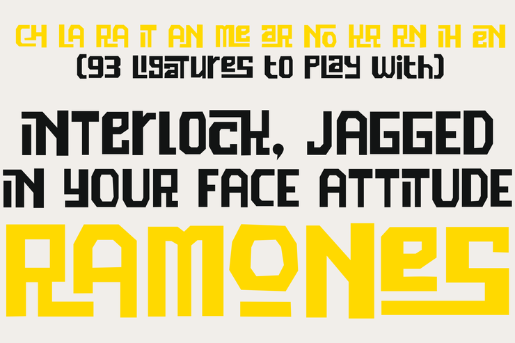 Ramones字体 3