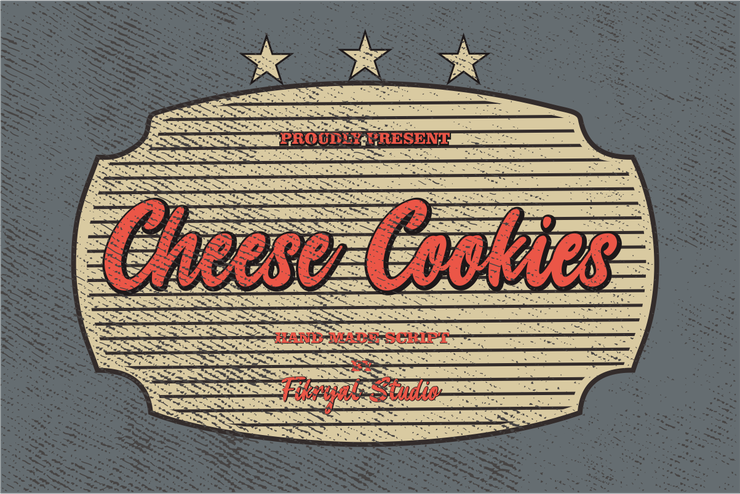 Cheese Cookies字体 1