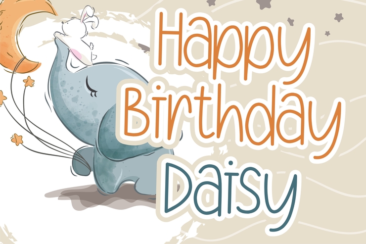 Daisy Dream字体 2