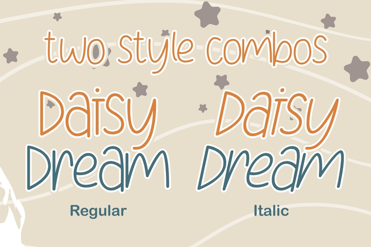 Daisy Dream字体 4