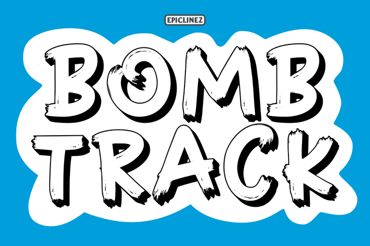 Bombtrack字体 1