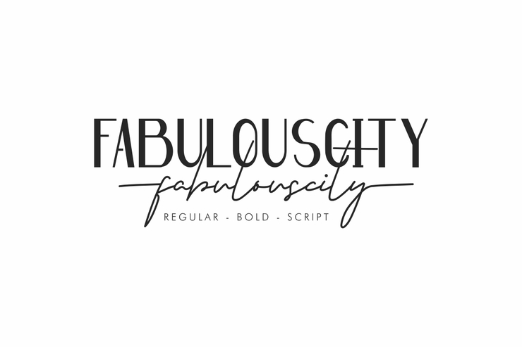 Fabulouscity Script字体 1