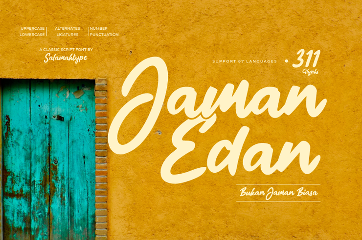 Jaman Edan字体 3